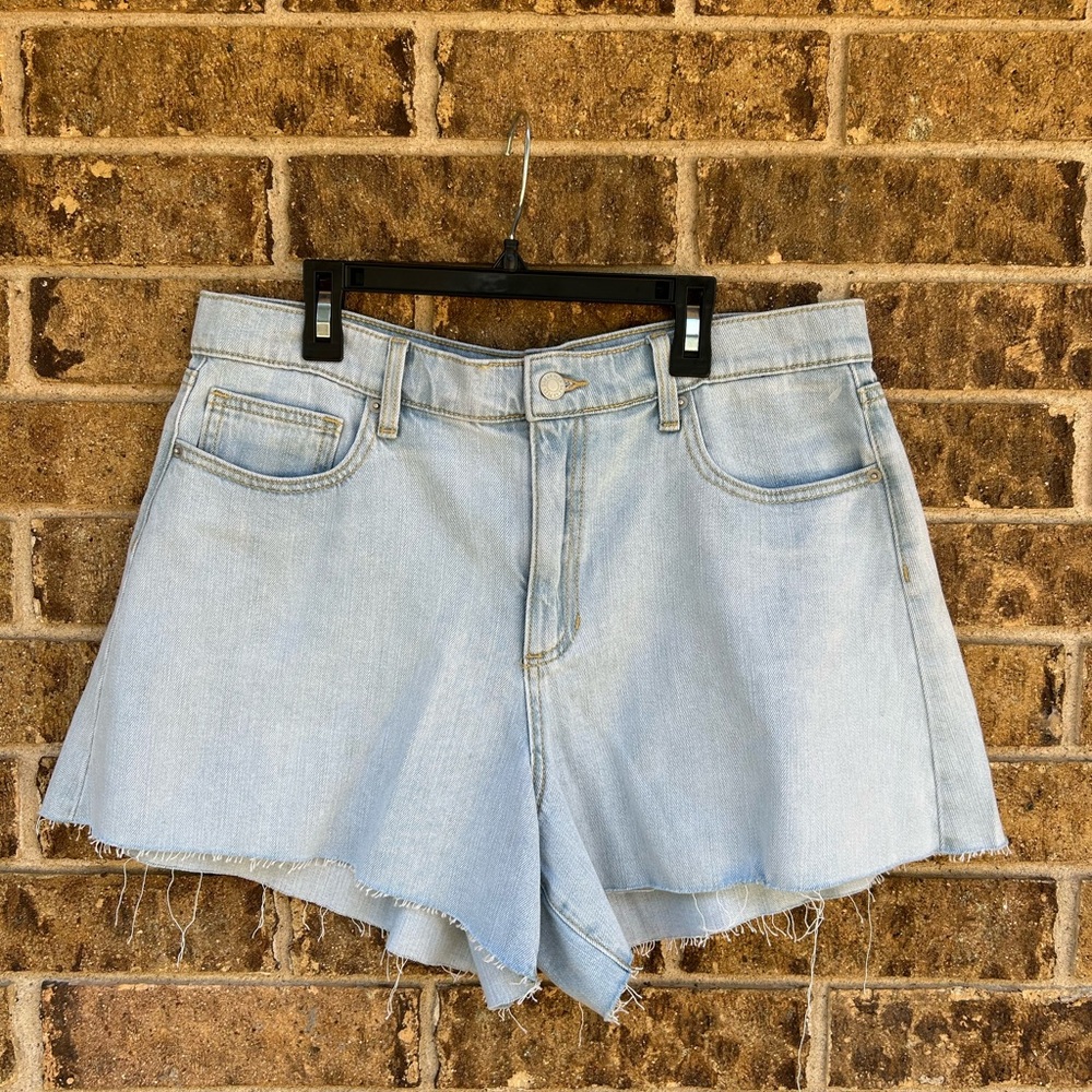 Sneak Peek Light Wash Jean Shorts